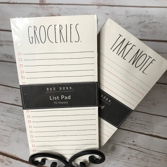 Rae Dunn List Pad Set - Picture 2 of 6